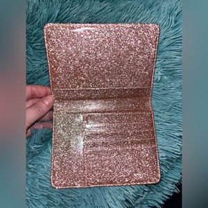 Glitter & Pink Passport and card holder